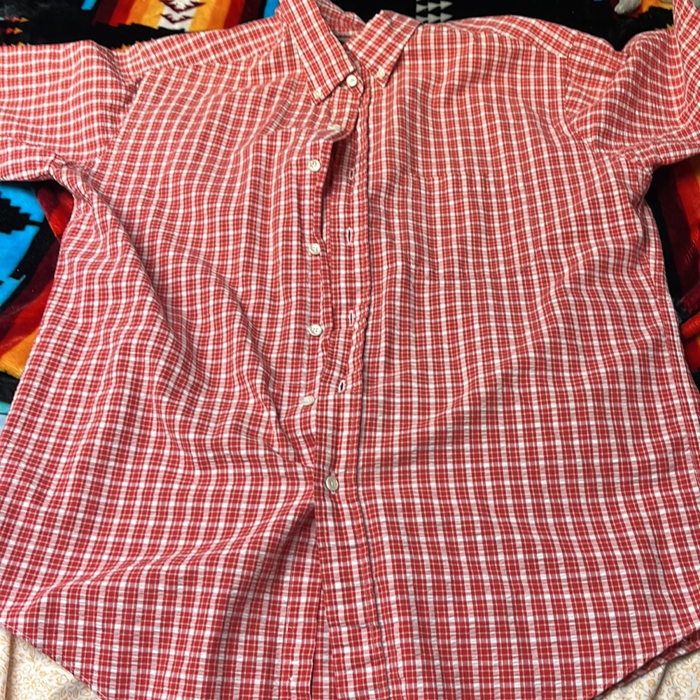 LL Bean Short Sleeve Flannel